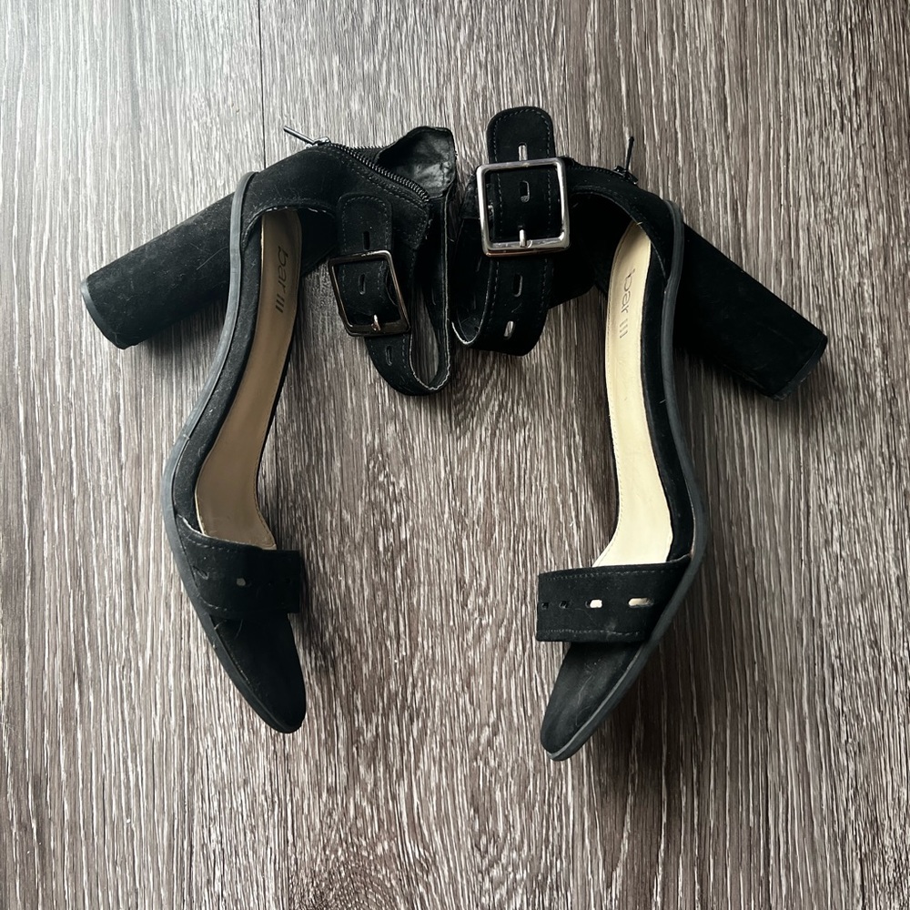 Bar III Black Heels